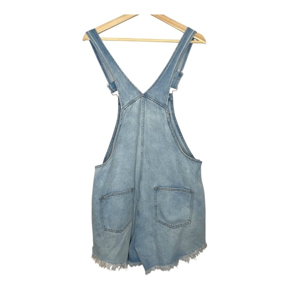 NWT Denim Overall Shorts - Picture 2 of 12